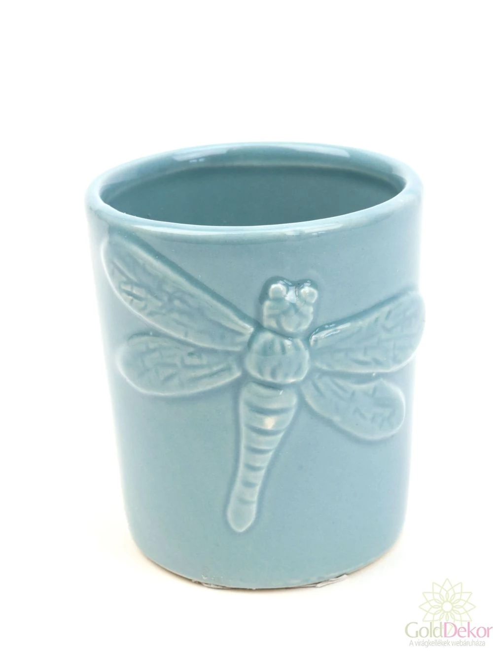 Kerámia kaspó - Szitakötő Kerámia kaspó - Szitakötő