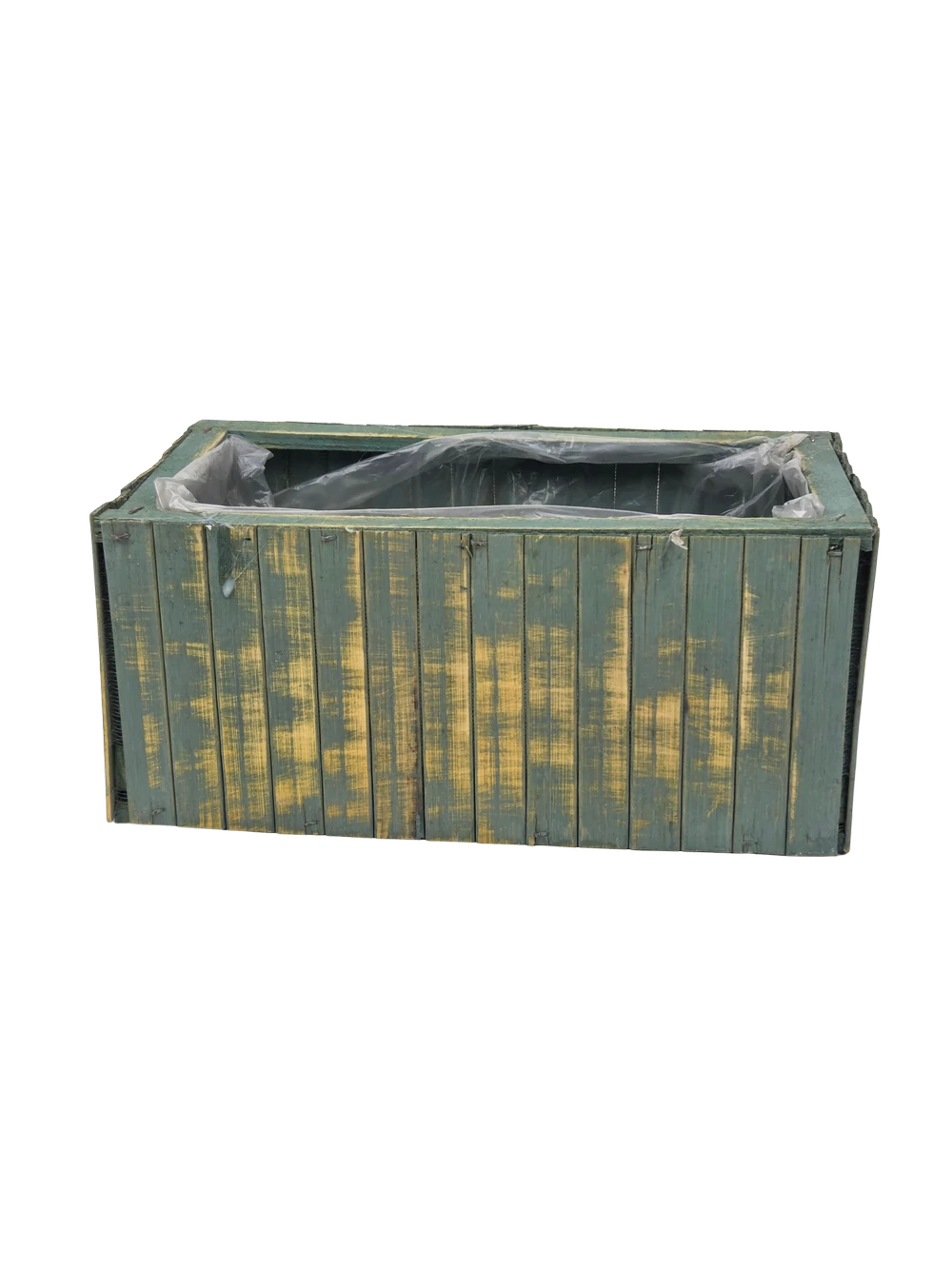 Bambusz láda tégla 25 cm - Zöld