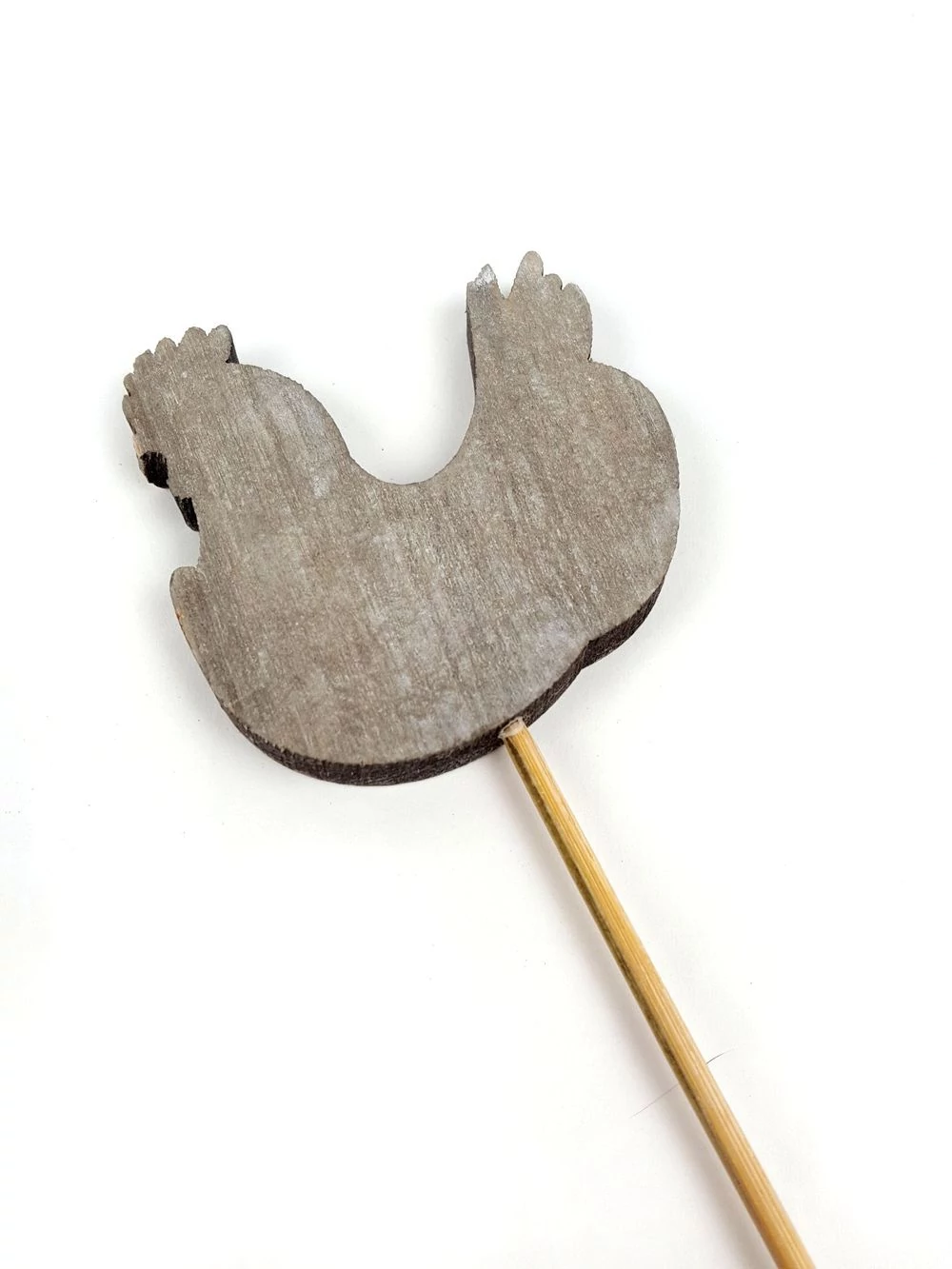 Rusztikus dekor betűző-Kakas - Szürke