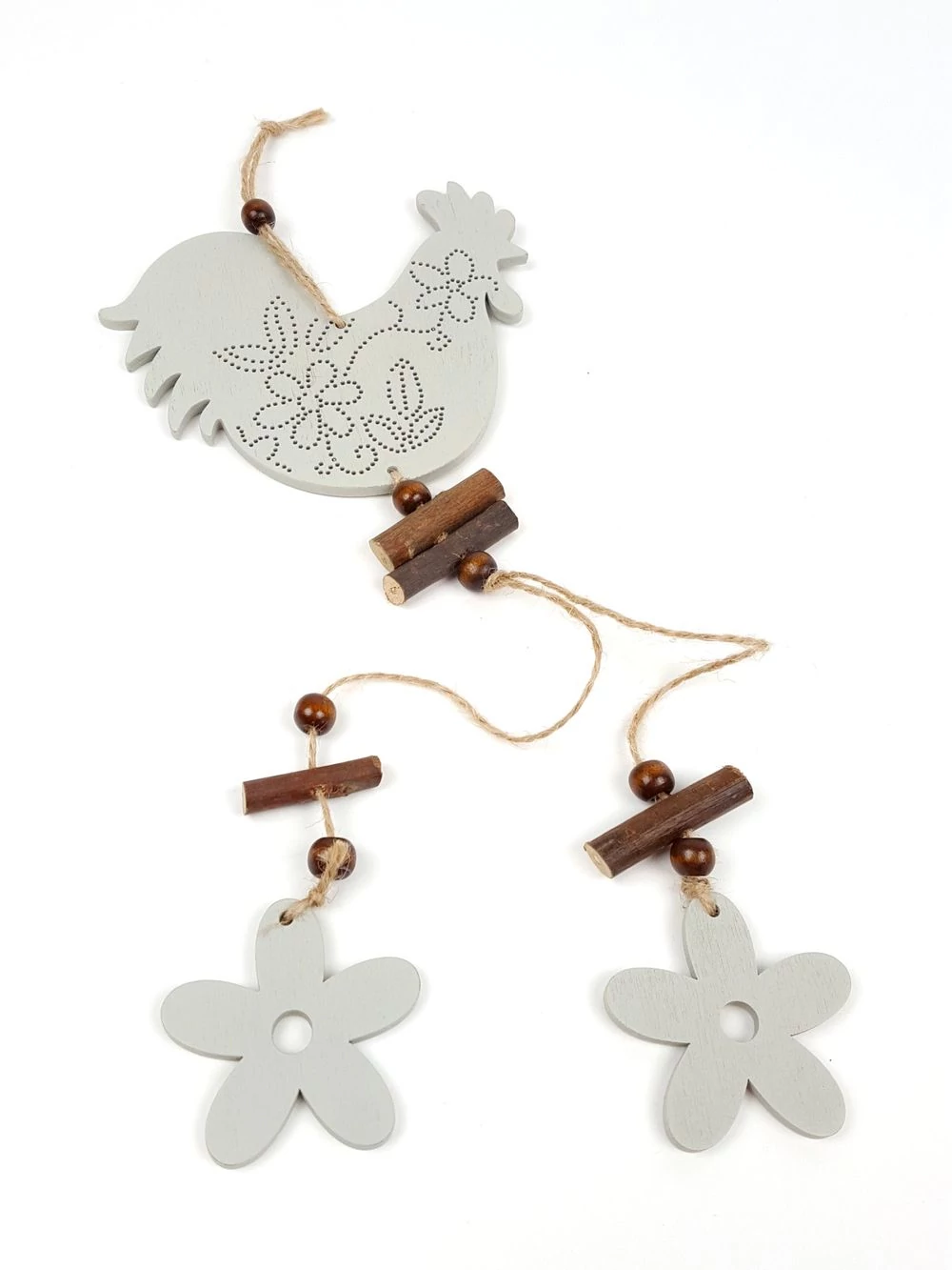 Akasztós csipkézett kakas kopogtató