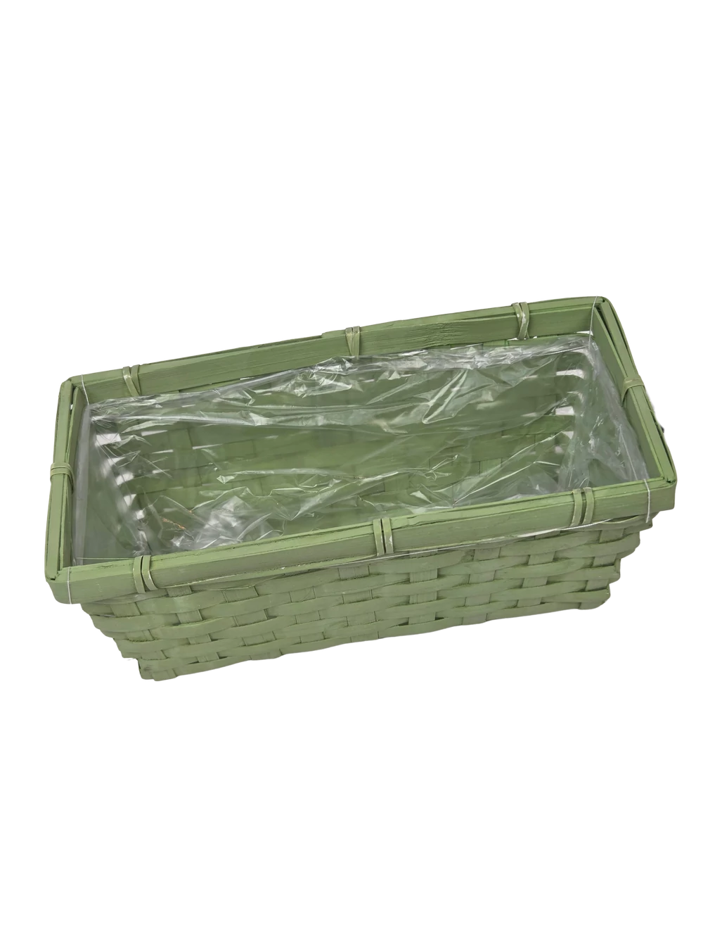 Kép 2/2 - Színes tégla bambusz kosár 25cm - Oliva