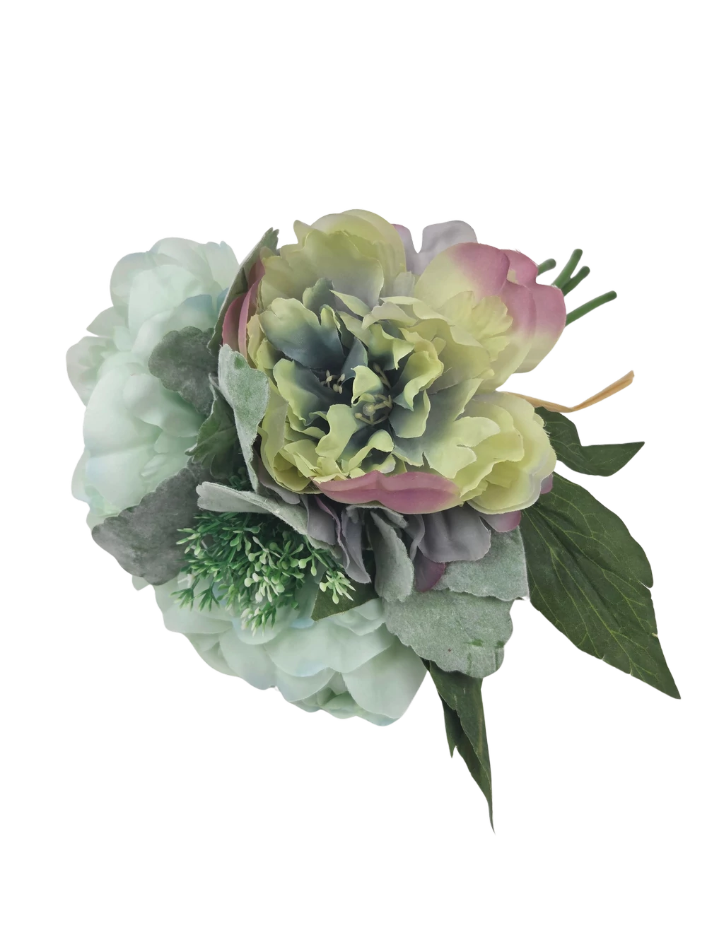Kép 2/3 - 3 fejes nyílt paeonia csokor - 05