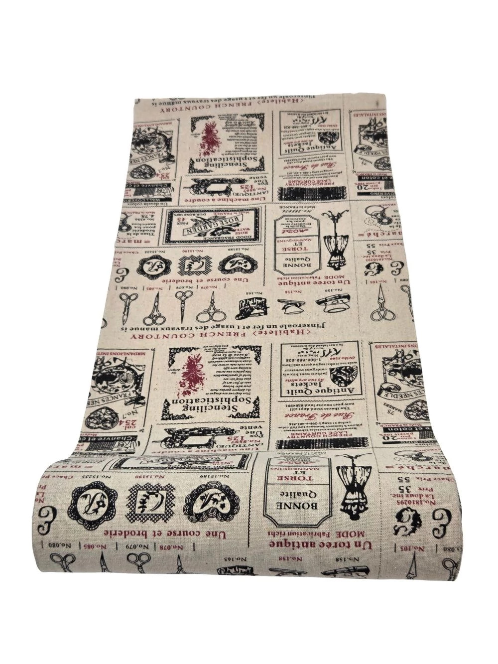 Kép 3/3 - Vintage dekor zsák anyag - D