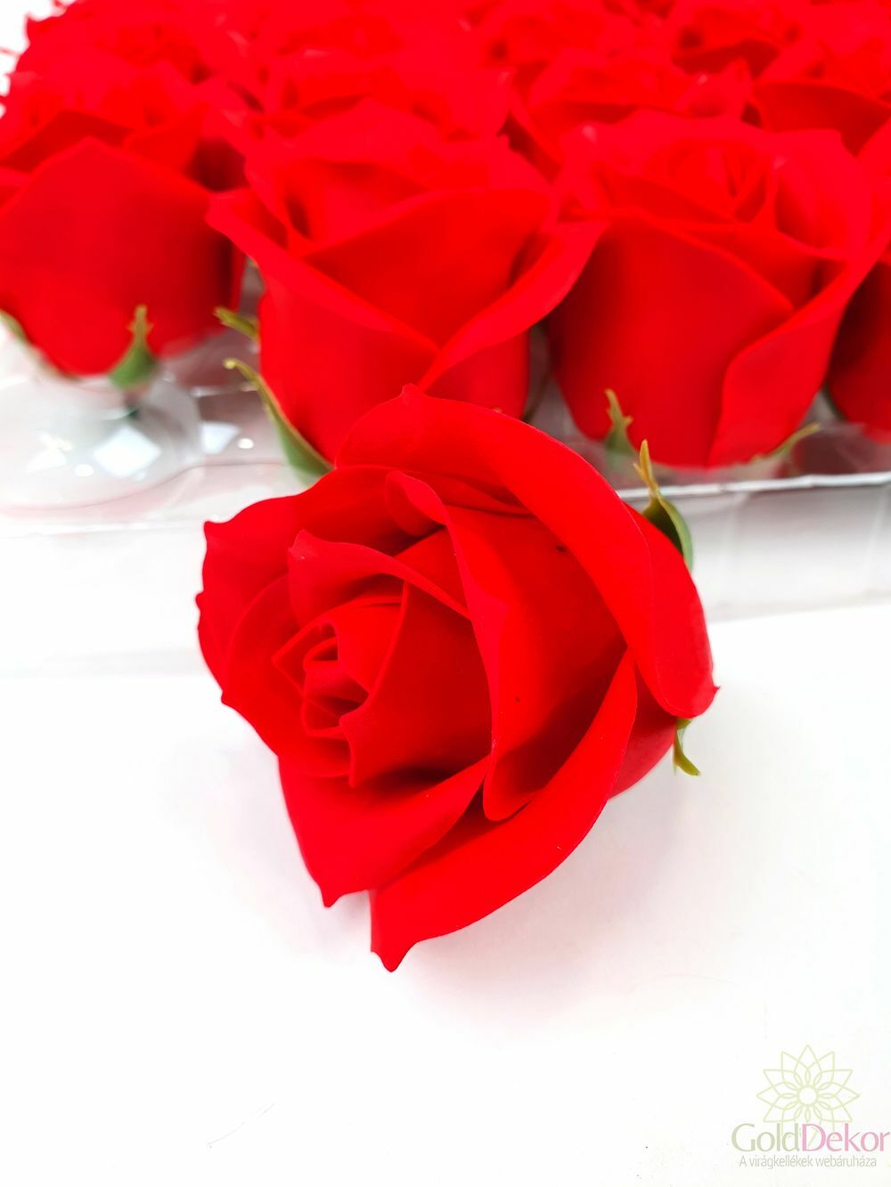 Kép 2/2 - Szappan rózsa*25 - Piros