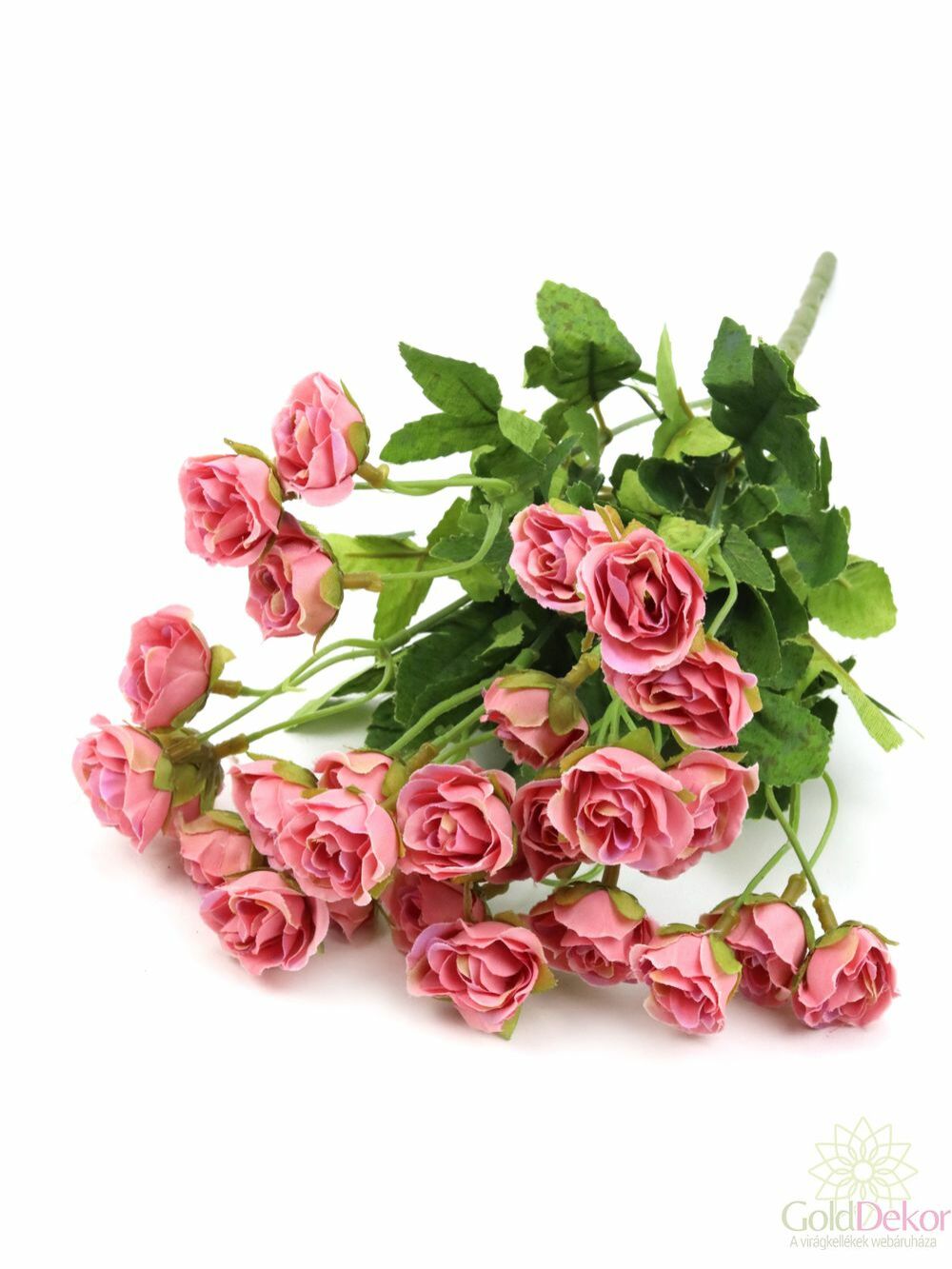 Kép 1/2 - Apró virágú rózsa csokor - Rózsaszín