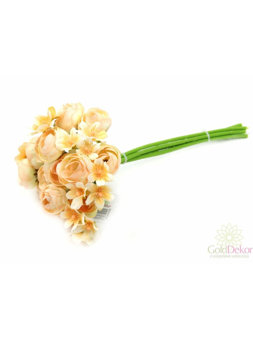 Kép 2/3 - Kicsi boglárka köteg apró virággal - Krém