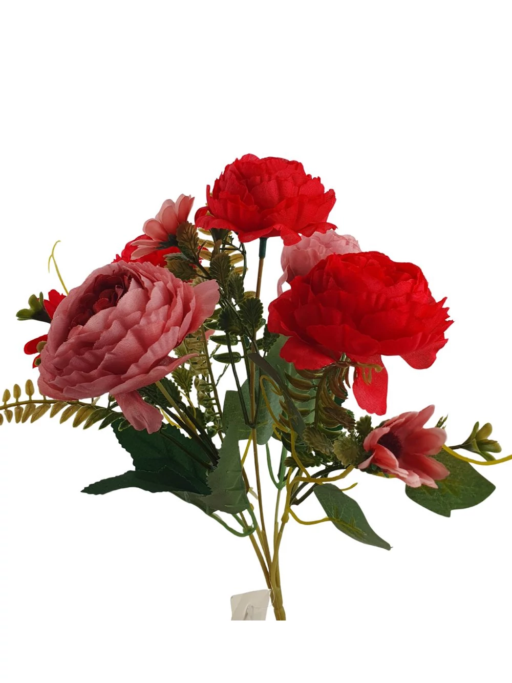 Kép 2/2 - 5 fejes paeonia csokor - Piros