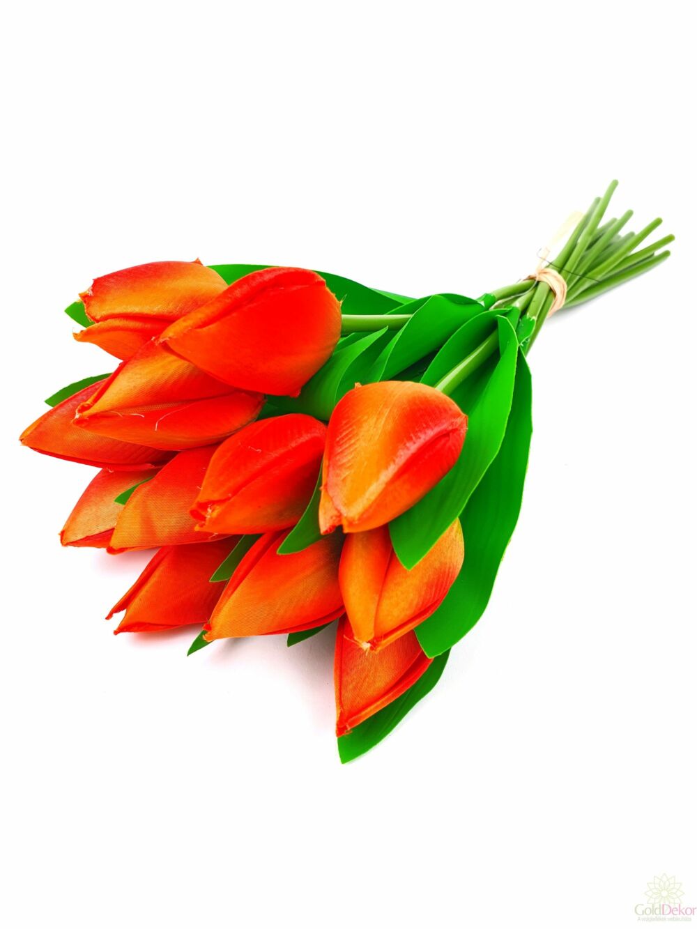 Kép 1/2 - Dekor tulipán csokor*12 - Narancs
