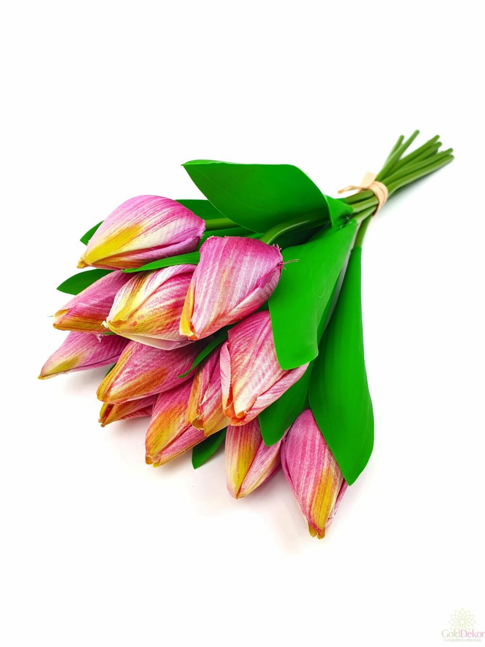 Kép 1/2 - Dekor tulipán csokor*12 - Lila