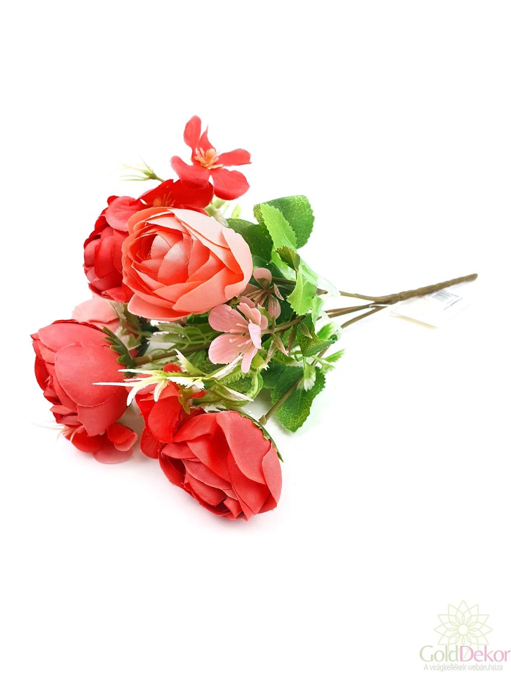Kép 2/2 - Indavirágos paeonia csokor - Korall