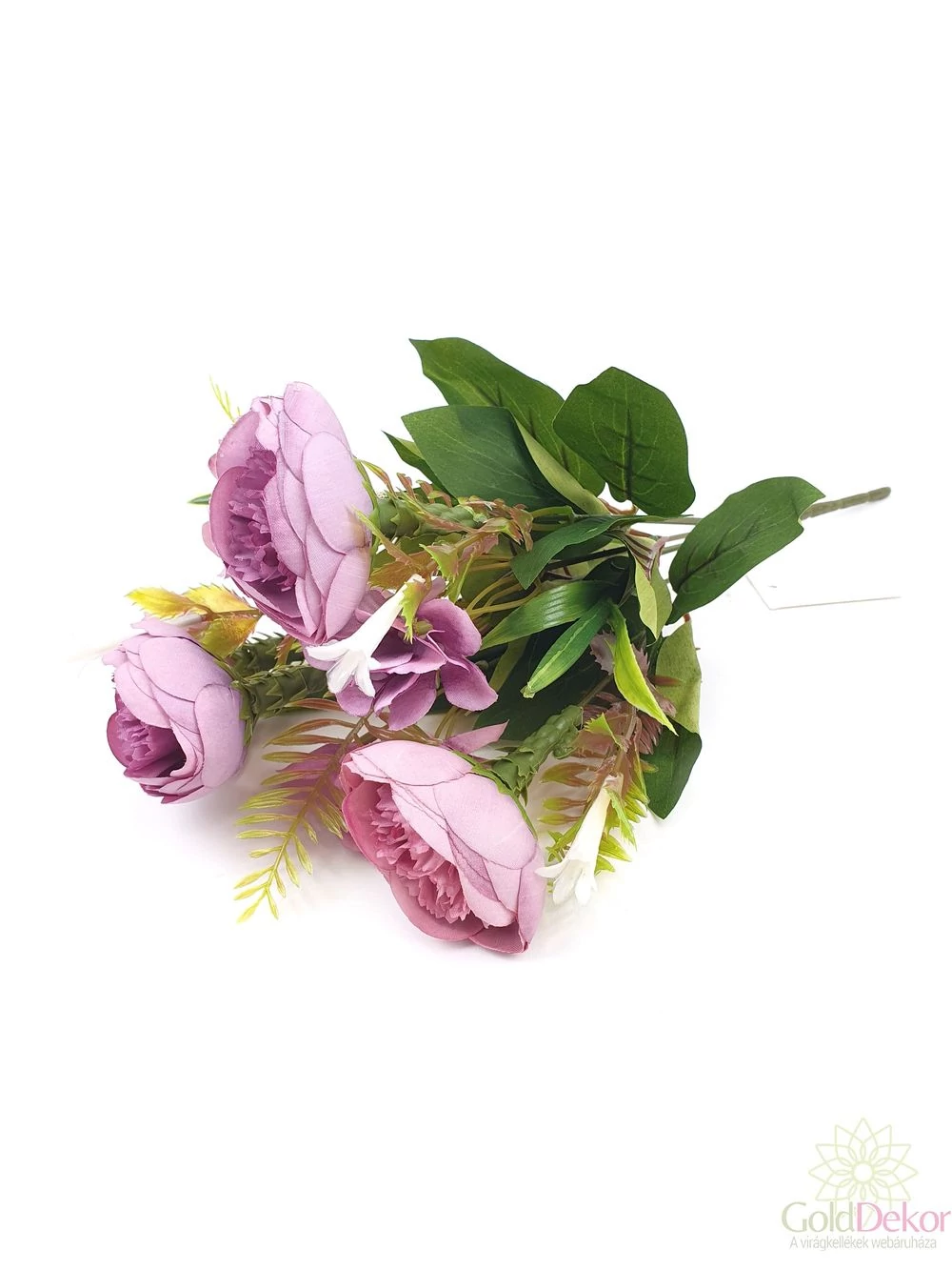 Kép 2/2 - Bambusz rügyes paeonia csokor - lila