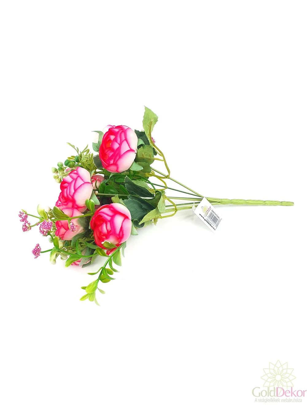 Kép 2/2 - Boglárka csokor 4+6 - Cirmos pink