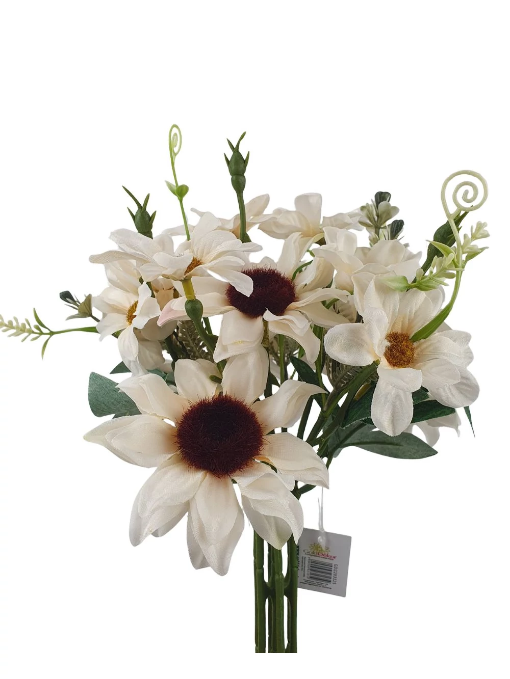 Kép 2/2 - Napraforgó csokor margarétával - Tört fehér