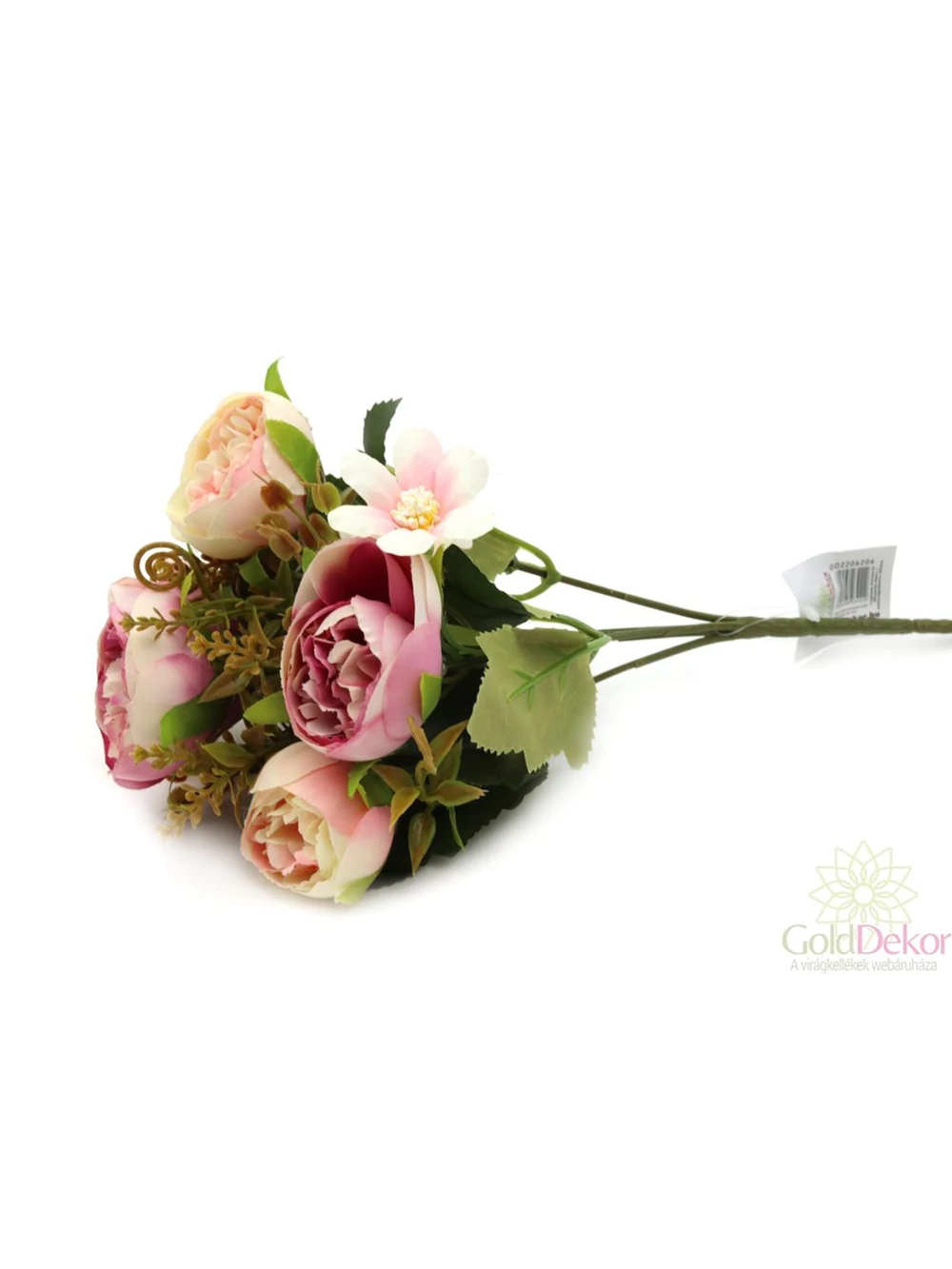 Kép 2/4 - Vegyes színű kicsi csokor 80 - Cirmos pink