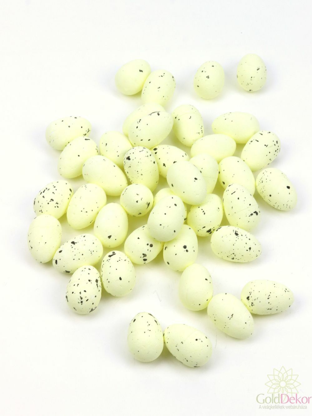 Színes hungarocell tojás 3 cm*40 - Sárga