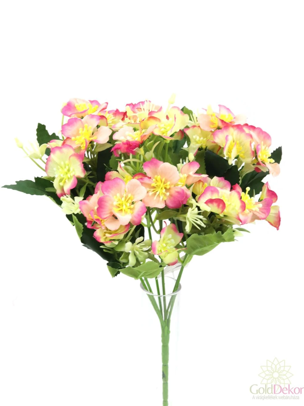 Kép 3/3 - Vegyes színű kicsi csokor 105 - Cirmos pink