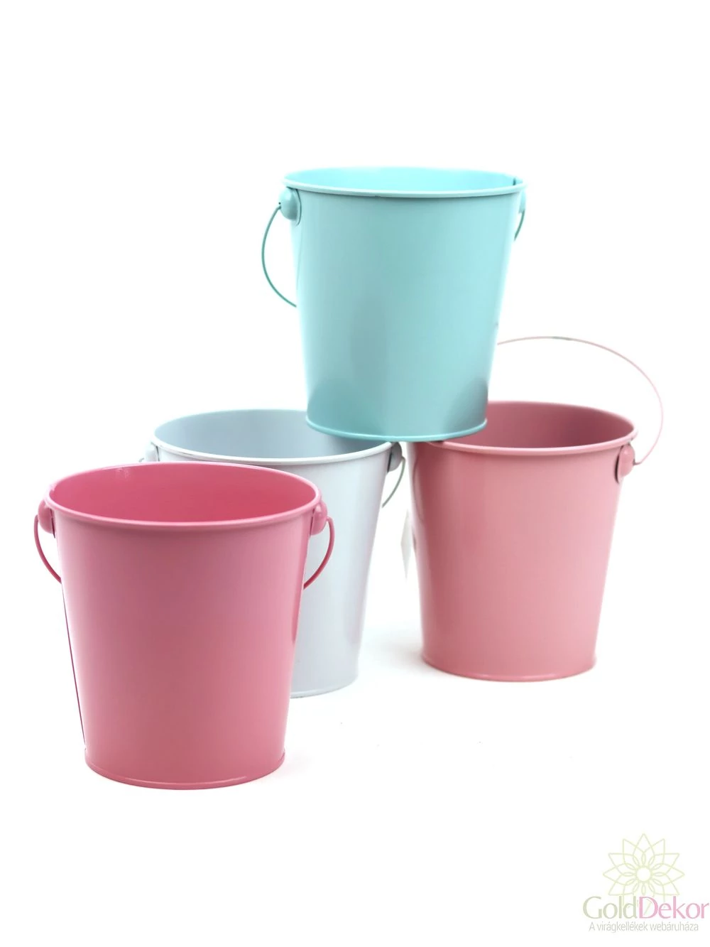 Kép 2/2 - Bádog vödör 12 cm - Menta