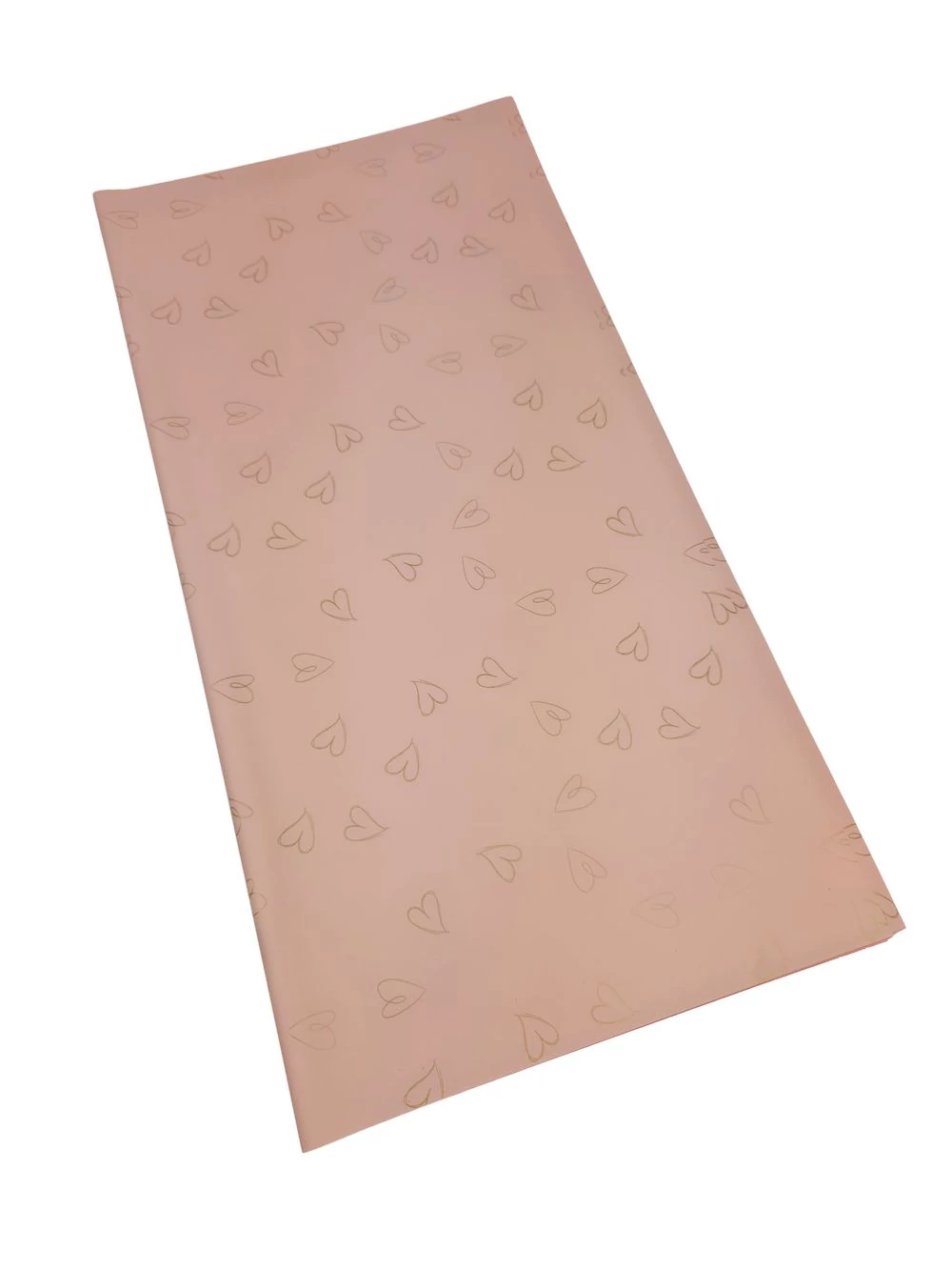 Kép 2/2 - Íves fólia 57*57 cm rajzolt szíves - Rózsaszín