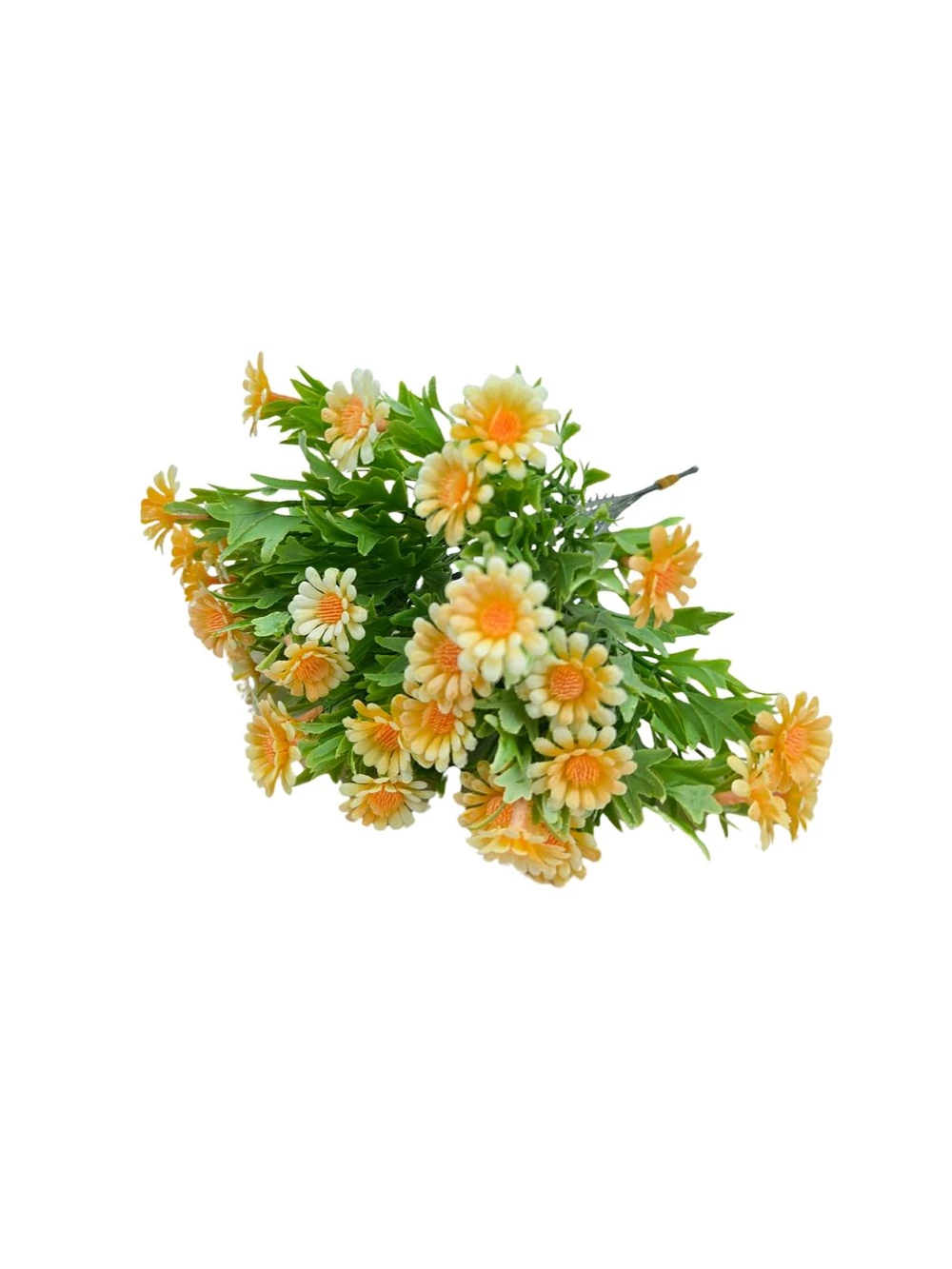 Kép 2/2 - Műzöld százszorszép köteg - Sárga