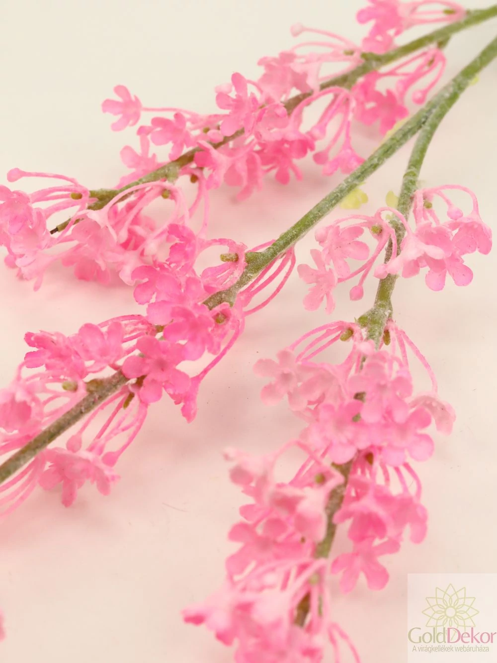 Kép 2/2 - Színes hamvas műzöld ág - Pink