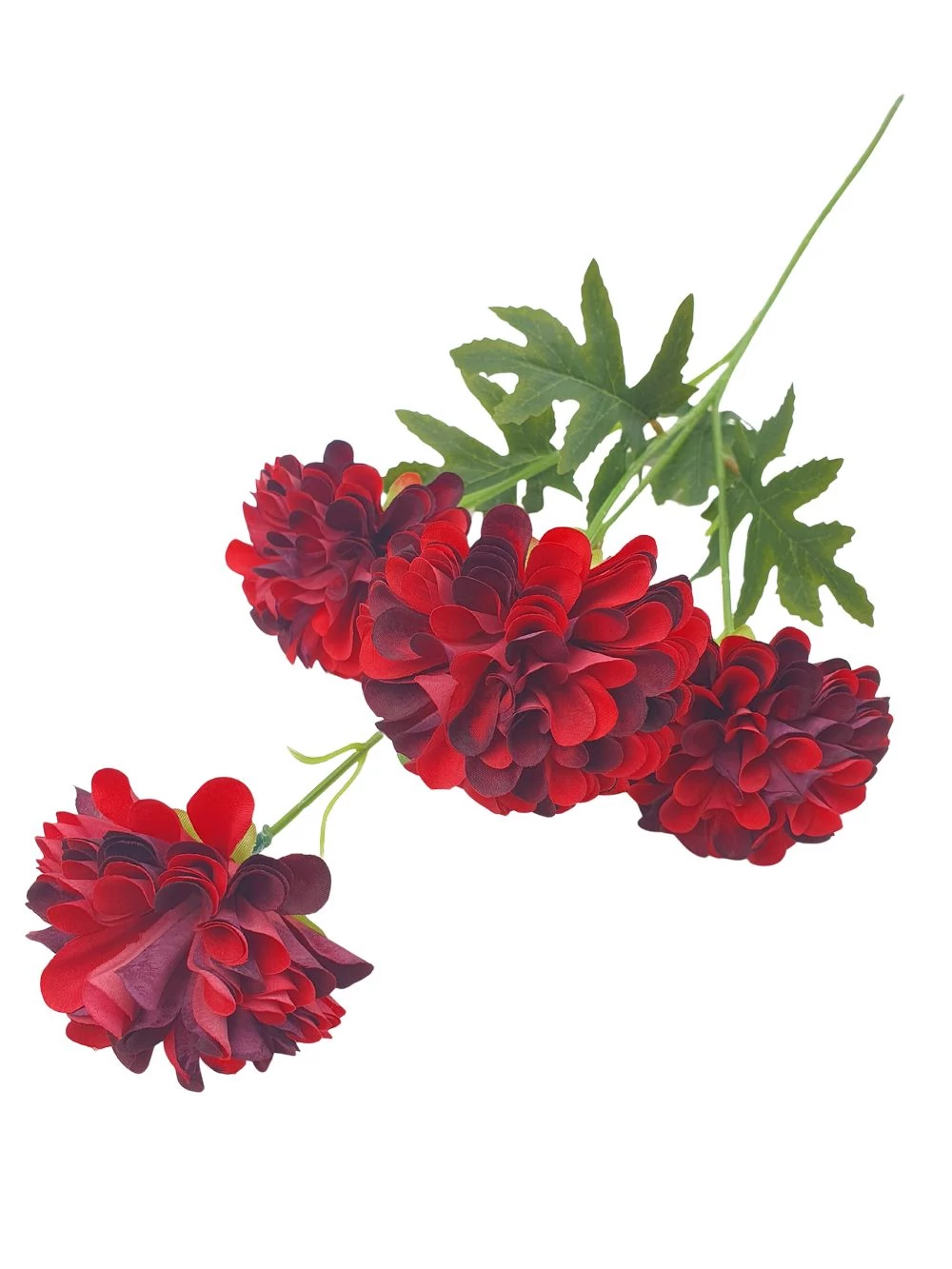 Kép 2/5 - Szálas krizantém 80 cm - Piros