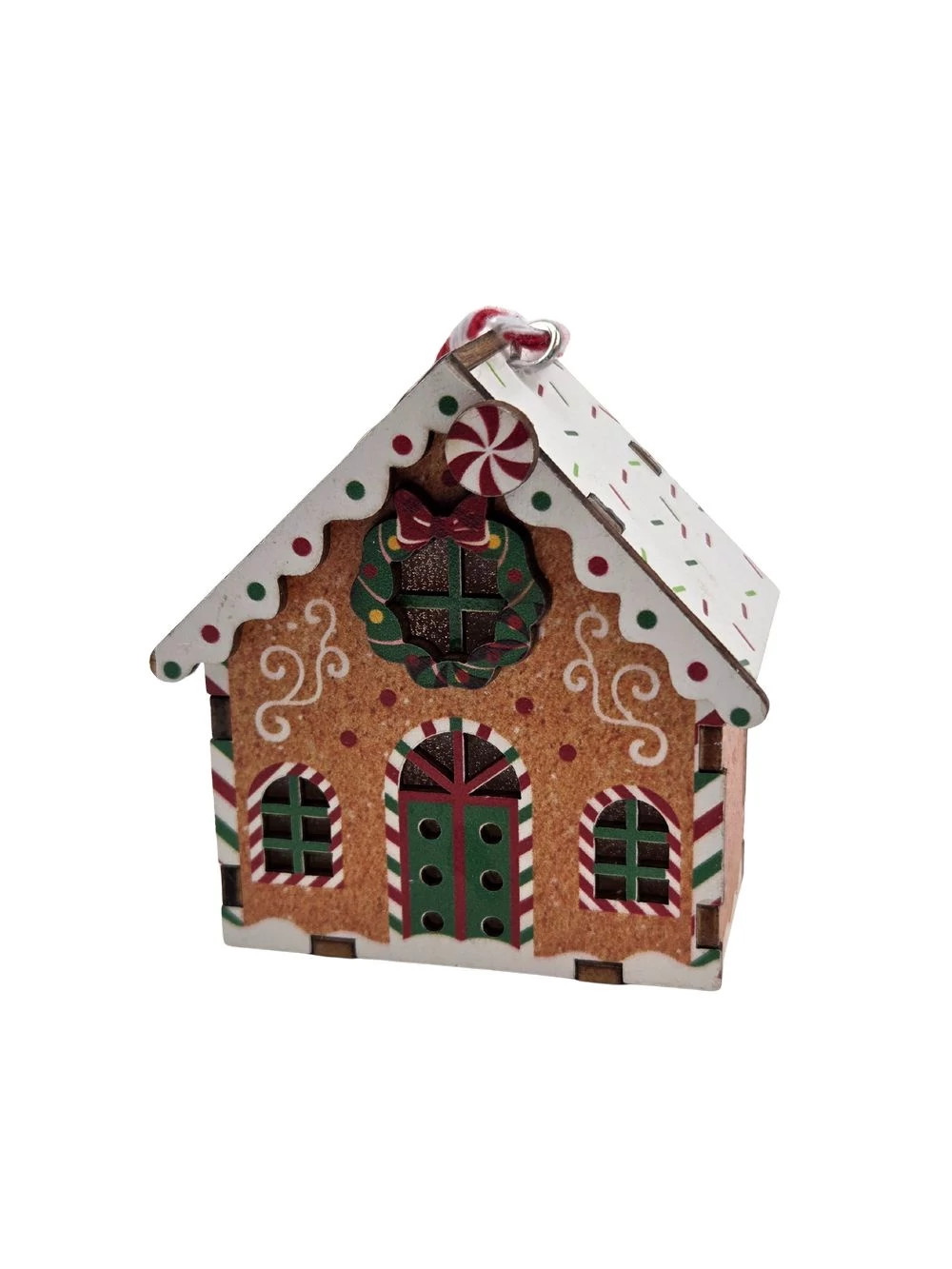 Kép 2/2 - Ledes fa házikó - Mézeskalács házikó