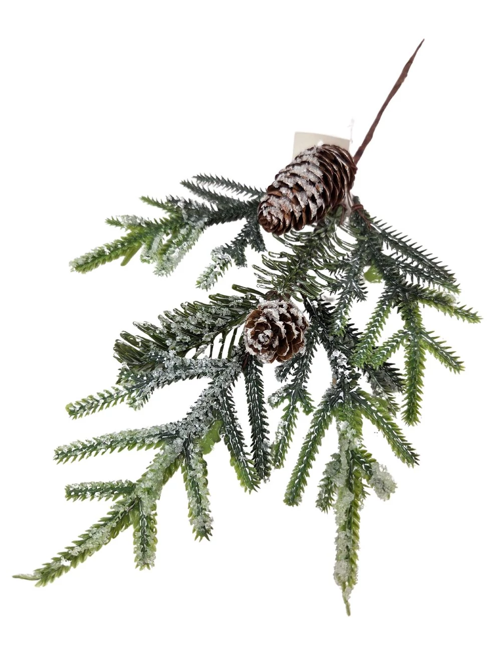 Kép 2/2 - Mű norfolk fenyőág tobozzal