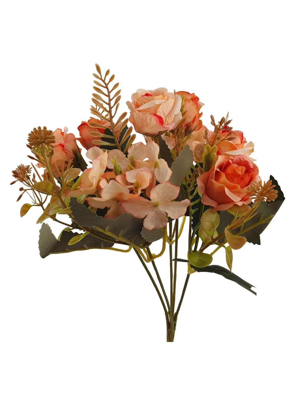 Kép 2/2 - Vegyes színű kicsi csokor 173 - Sötét barack