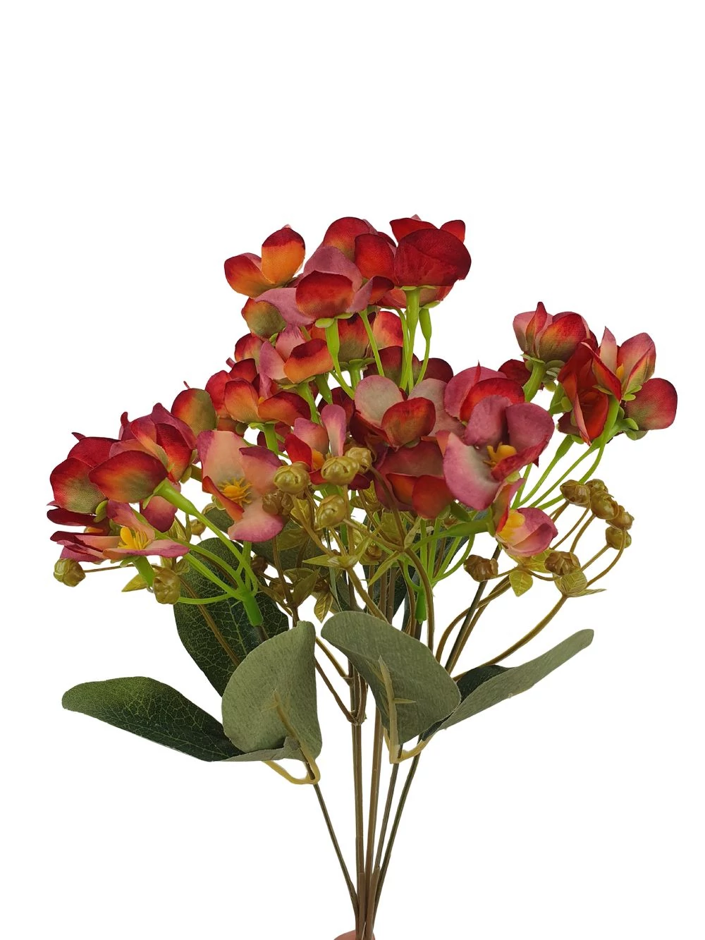 Kép 2/2 - Hortenzia csokor 35 cm - Bordó