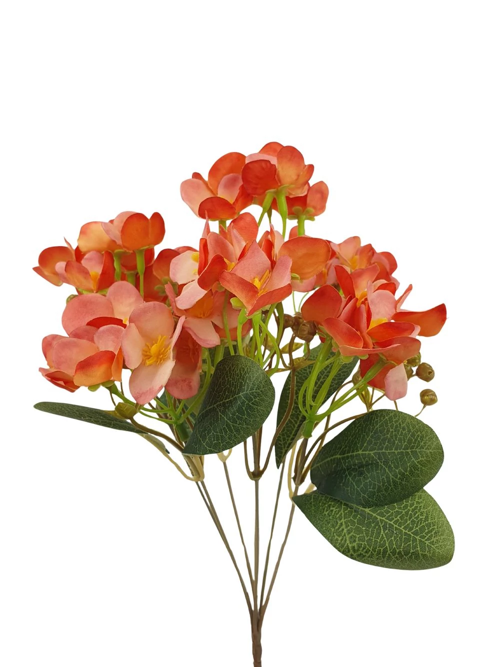 Kép 2/2 - Hortenzia csokor 35 cm - Narancs