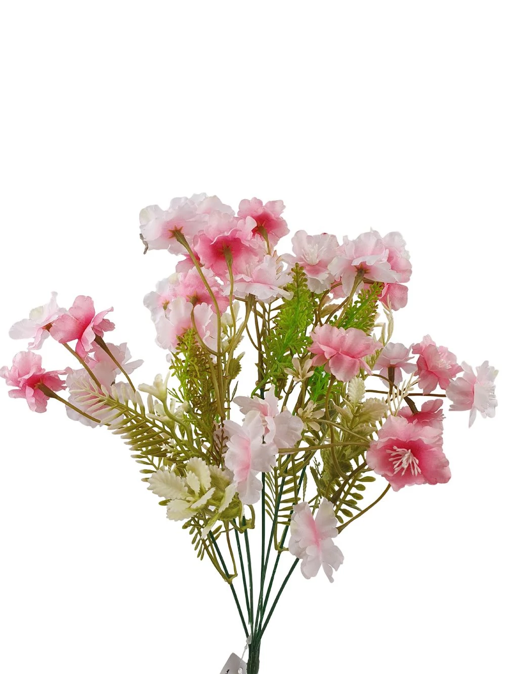 Kép 2/2 - Dupla szirmú dekor csokor - Rózsaszín