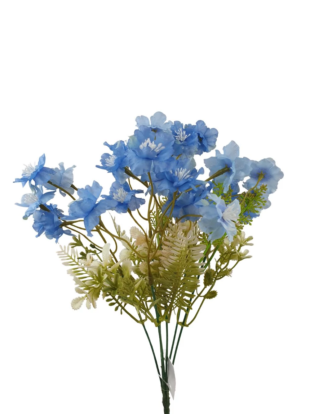 Kép 2/2 - Dupla szirmú dekor csokor - Kék