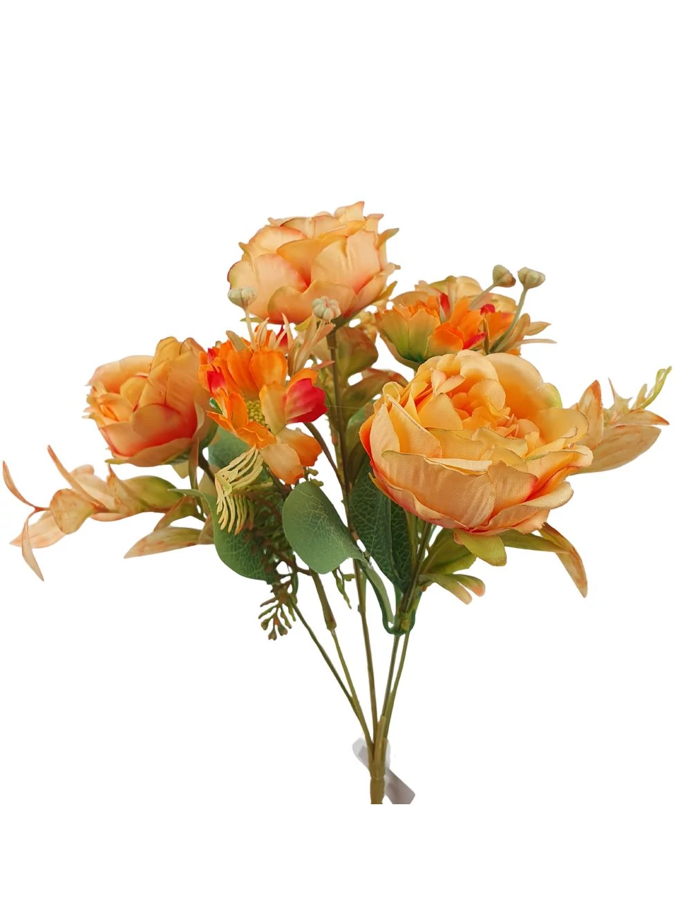 Kép 2/2 - Vegyes színű kicsi csokor 165 - Sötét barack