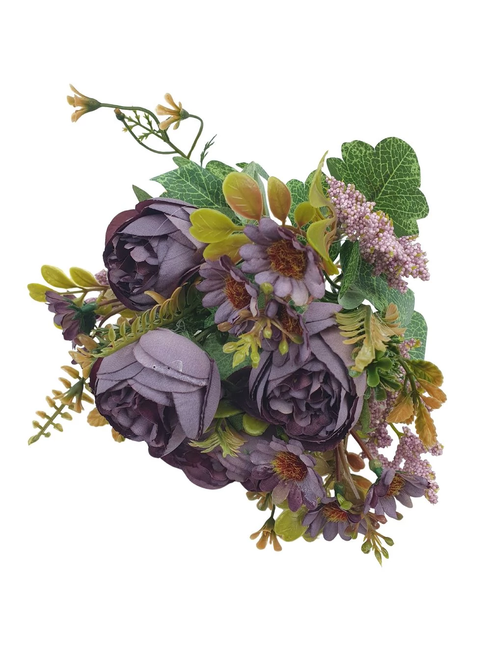 Kép 2/2 - Vegyes peonia csokor - Lila