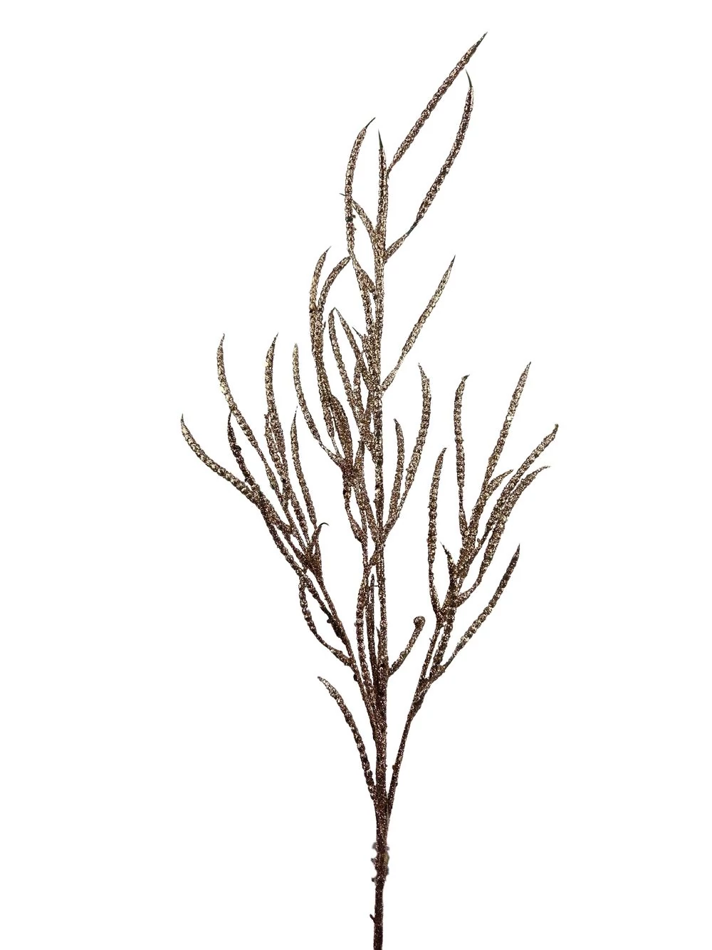 Kép 2/2 - Glitteres ág hosszúkás 80 cm - Pezsgő