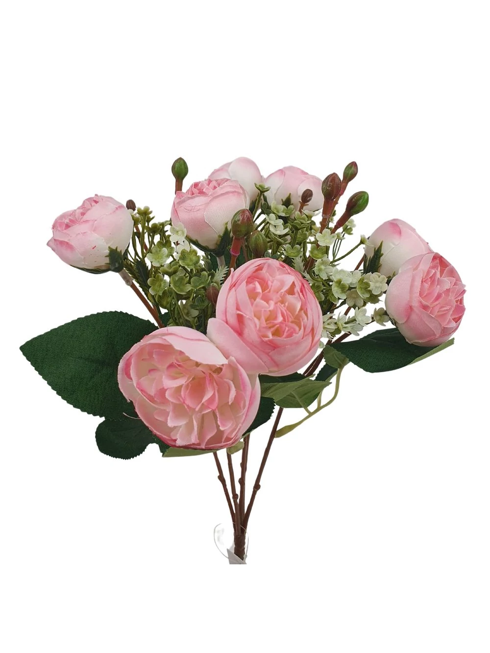 Kép 2/2 - 9 fejes csokor apró virággal - Rózsaszín