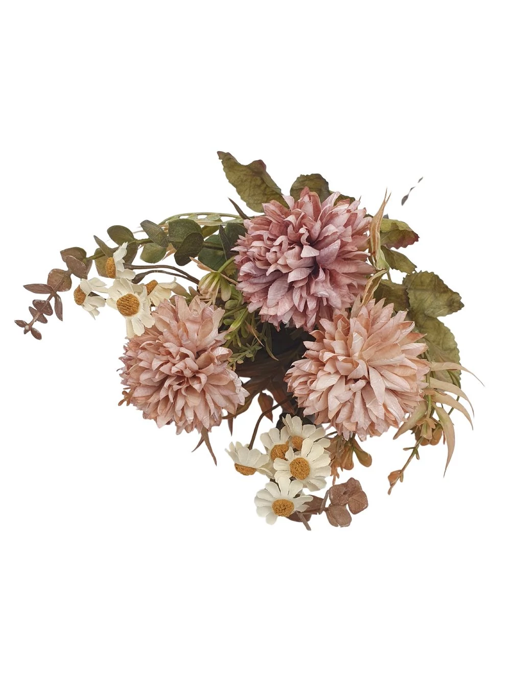 Kép 2/2 - Antik színű vegyes kicsi csokor 2 - Antik barna