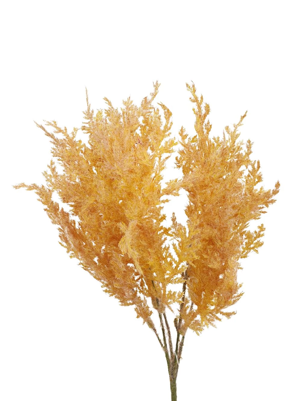 Kép 2/2 - Bolyhos műzöld csokor 3 - Napsárga