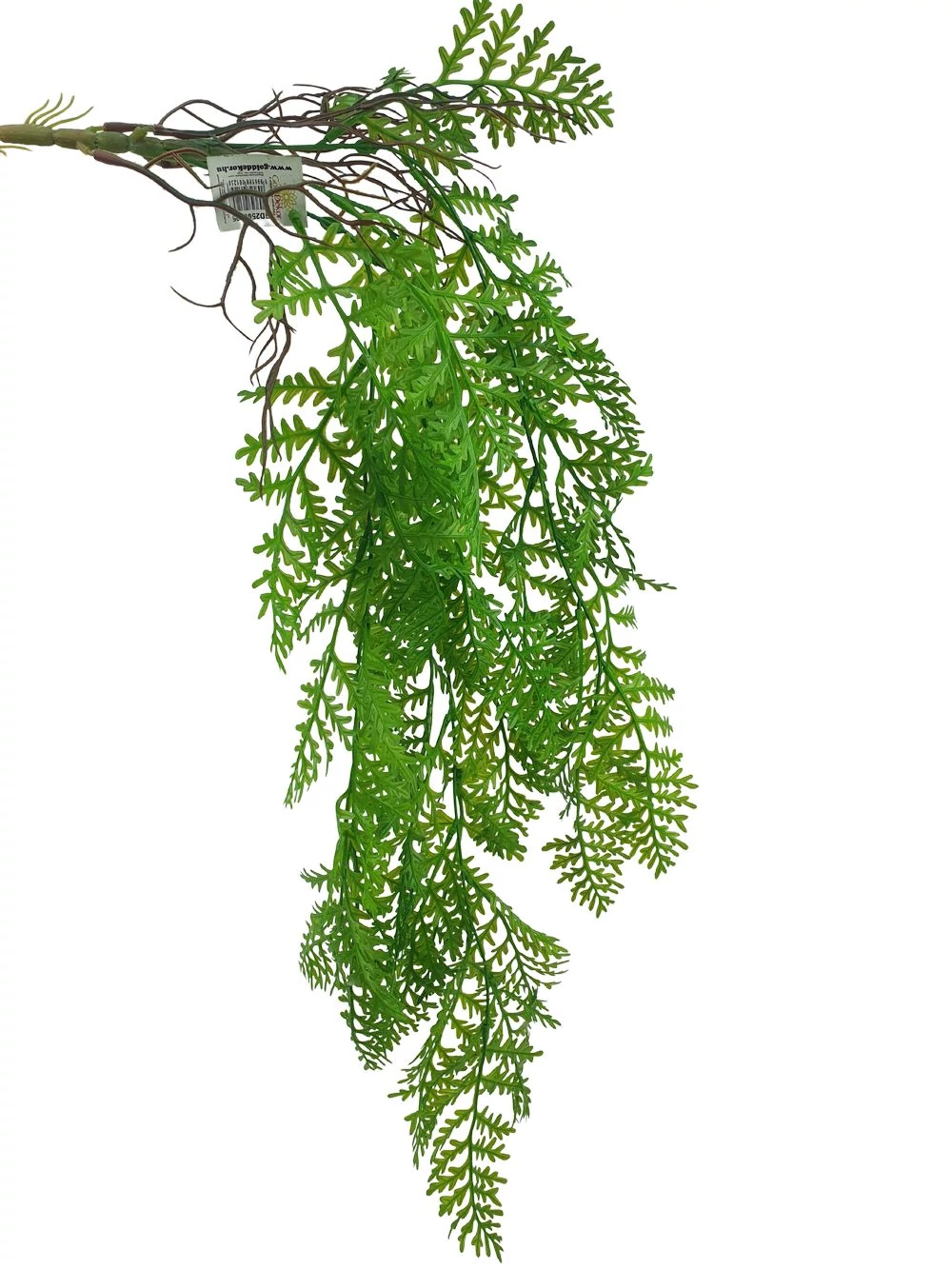 Kép 2/2 - Karéjos levelű csüngős műzöld - Közép zöld