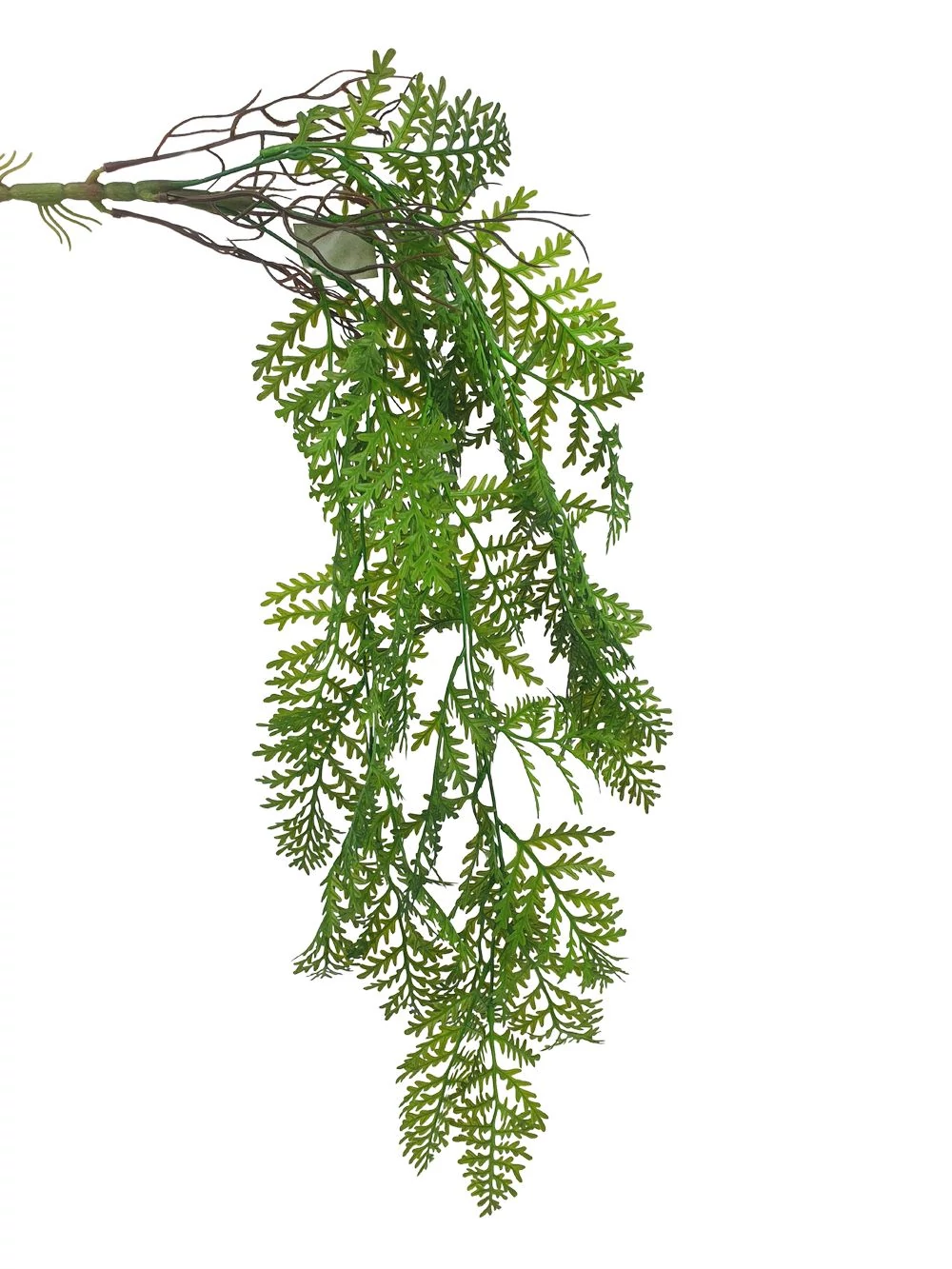 Kép 2/2 - Karéjos levelű csüngős műzöld - Sötét zöld