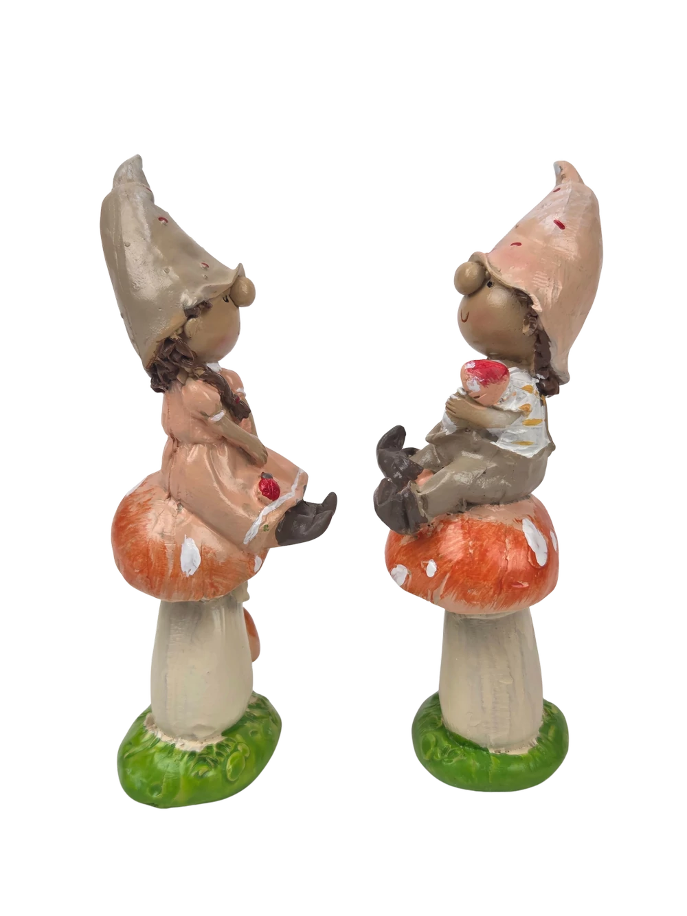 Kép 2/2 - Nagy orrú manó figura gombán 