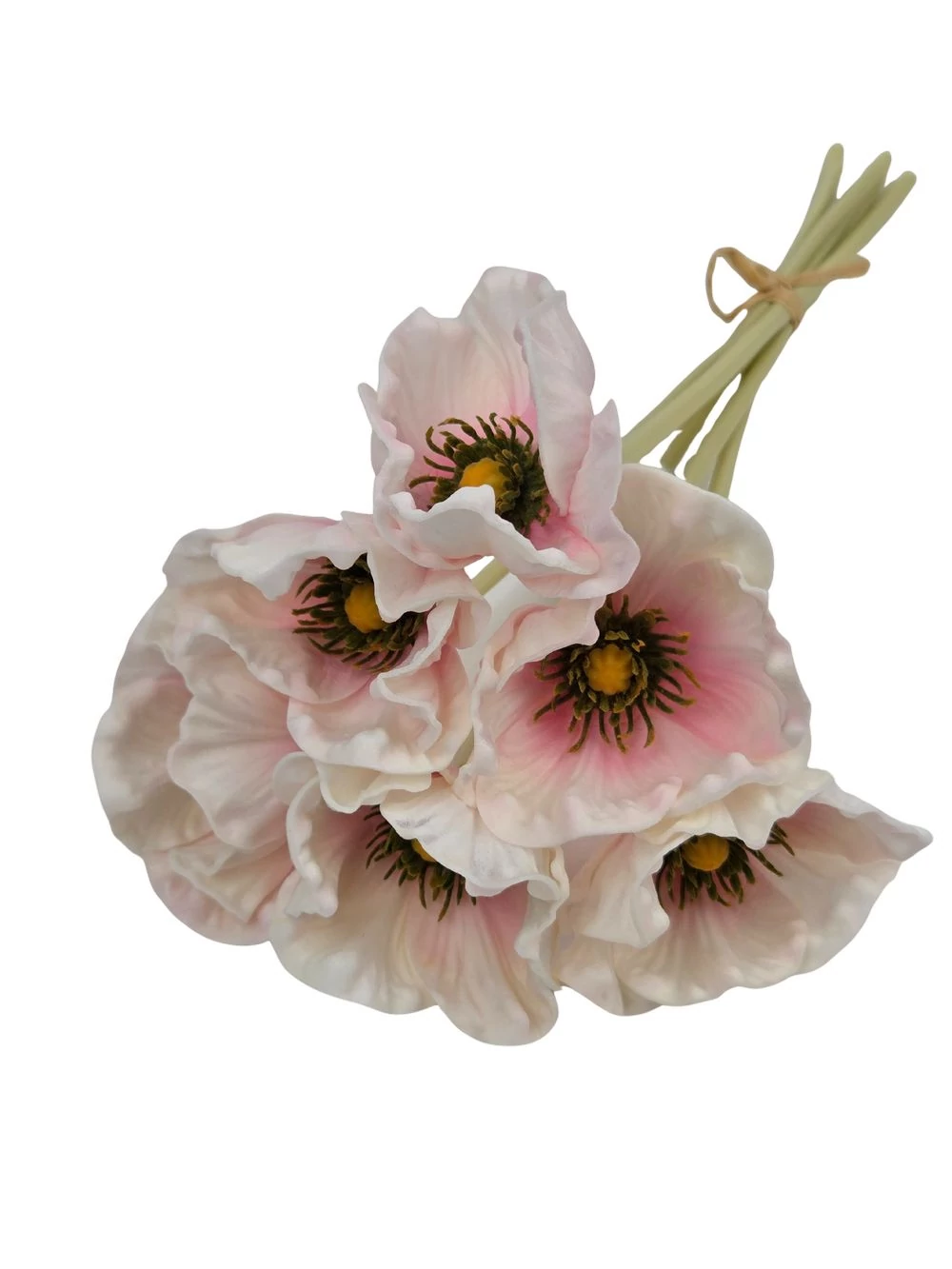 Kép 2/2 - Real touch pipacs köteg*6 - Rózsaszín közepű