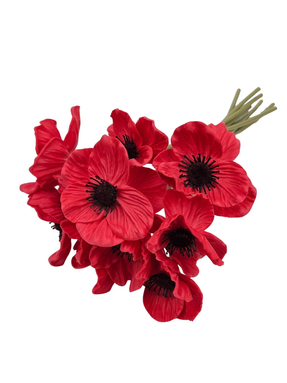 Kép 2/2 - Real touch pipacs köteg*10 - Piros