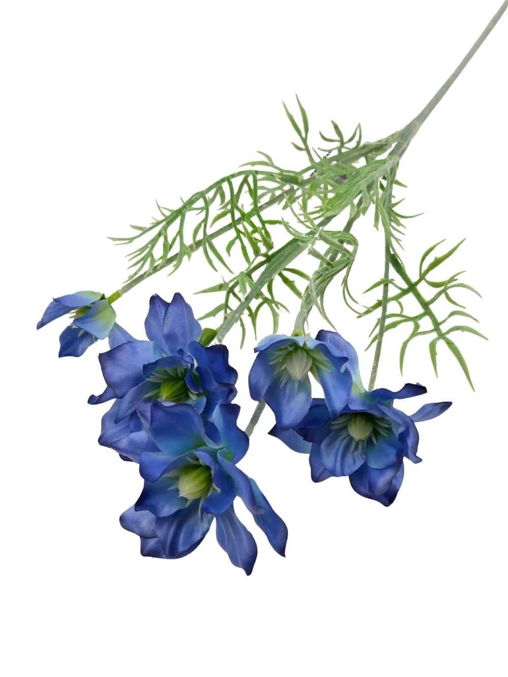 Kép 2/2 - Dupla szirmú szálas virág - Kék