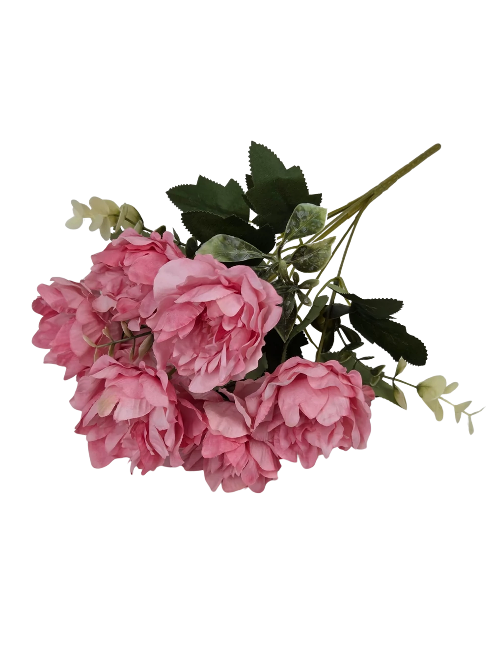 Kép 2/2 - 7 fejes peonia csokor - Rózsaszín