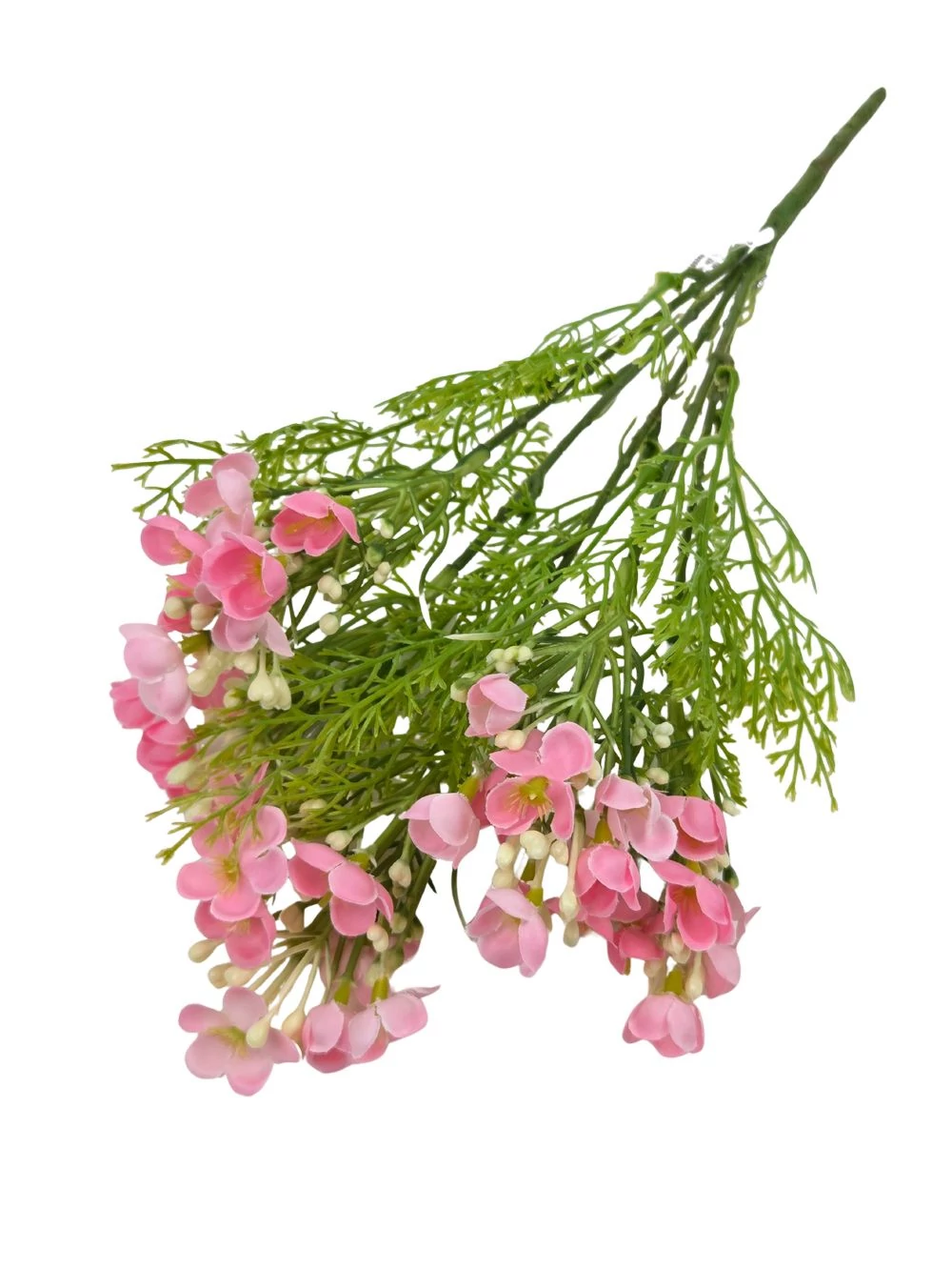 Kép 2/2 - Apró virágos műzöld csokor 1 - Rózsaszín