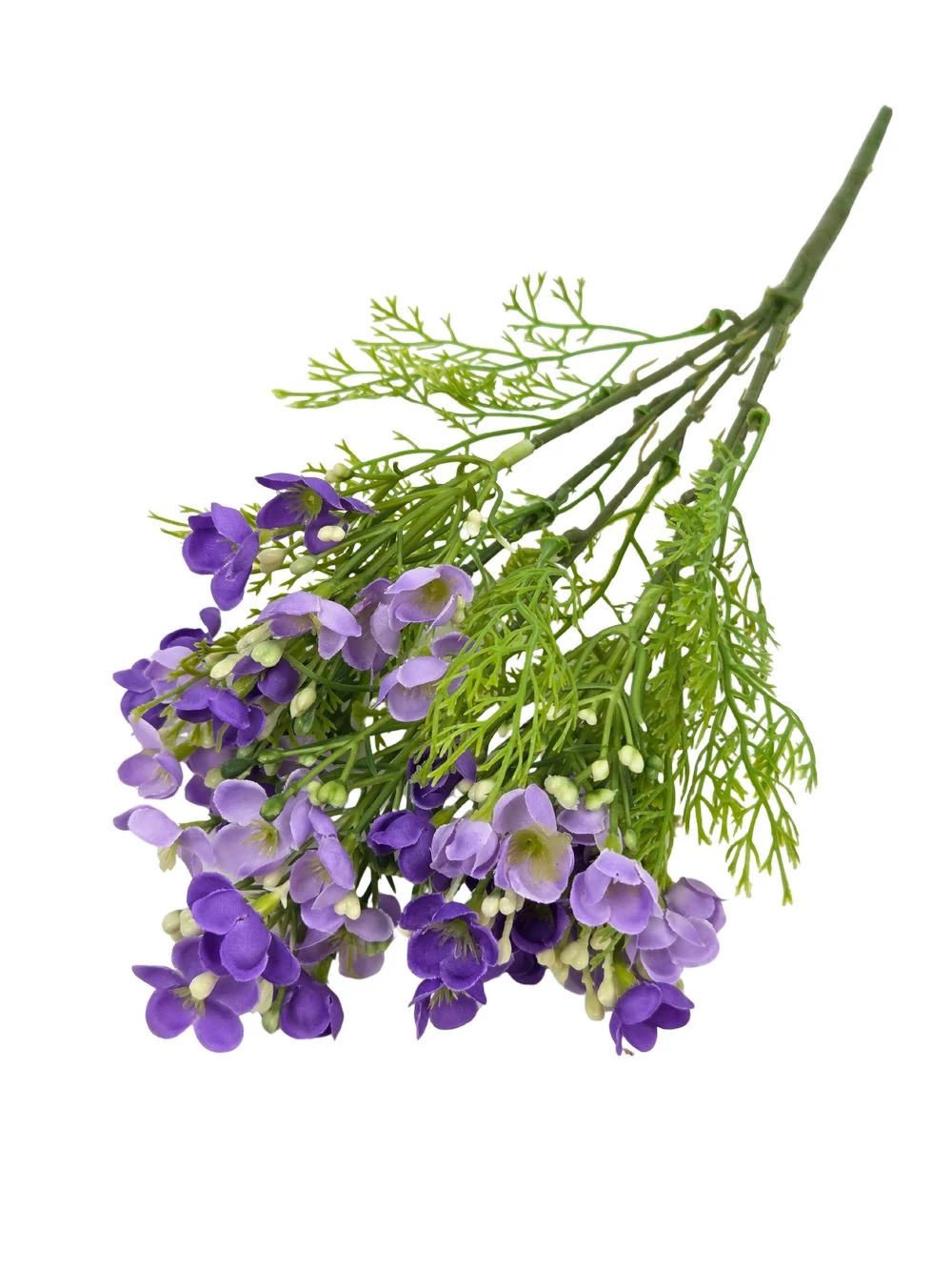 Kép 2/2 - Apró virágos műzöld csokor 1 - Lila