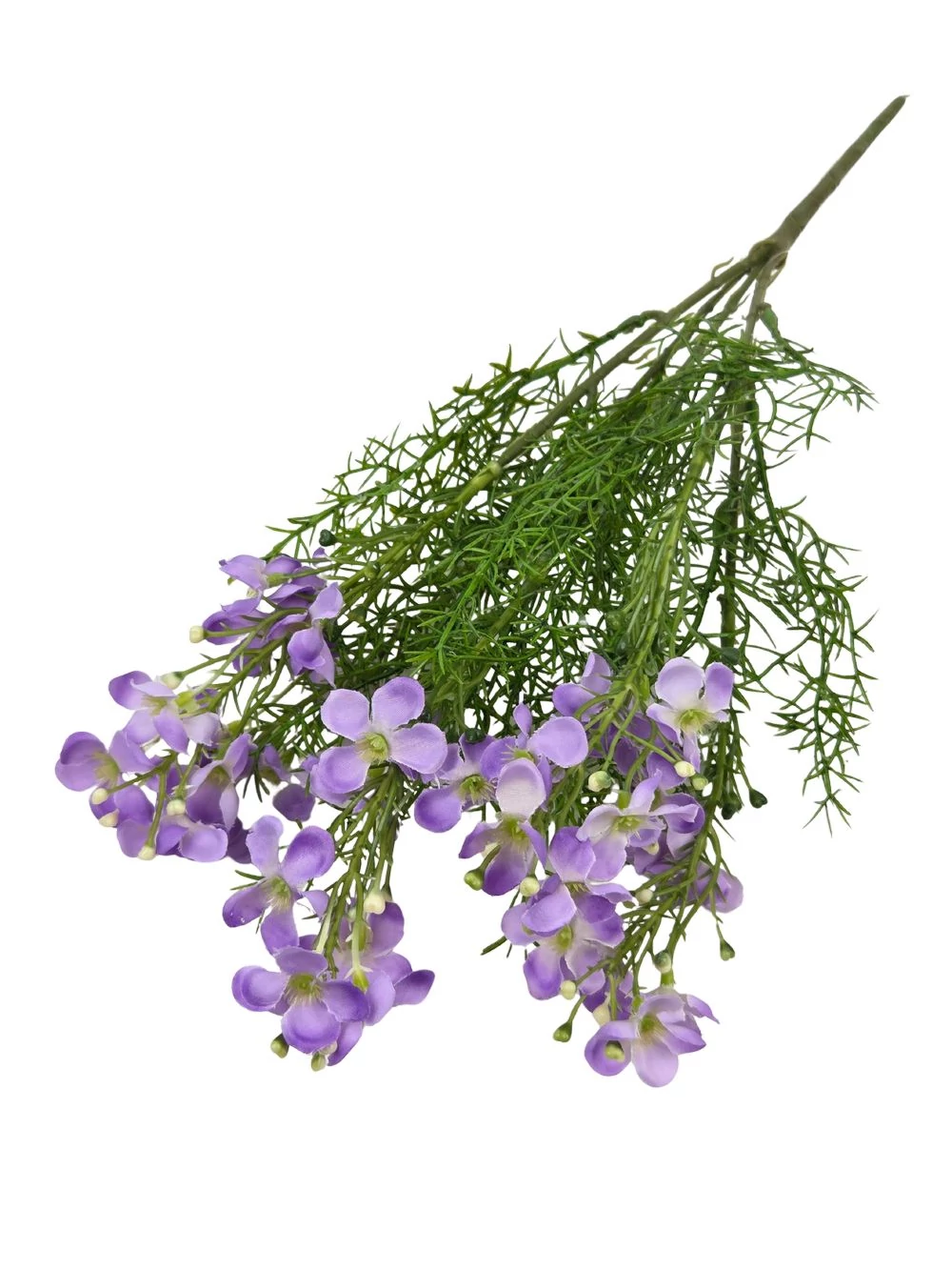 Kép 2/2 - Apró virágos műzöld csokor 2 - Lila