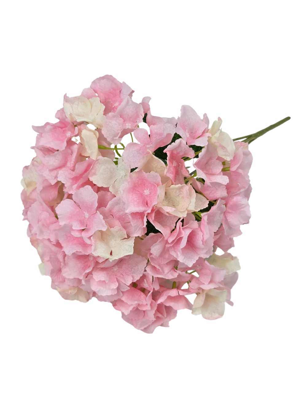 Kép 2/2 - 5 fejes hortenzia csokor 50 cm - Rózsaszín