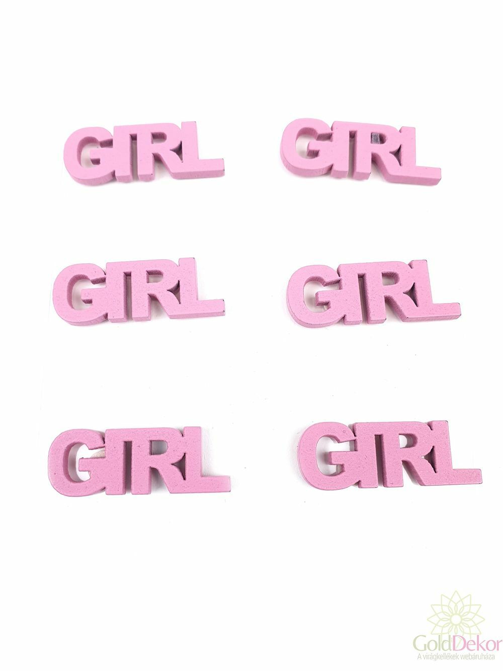 Öntapi felirat rózsaszín - GIRL